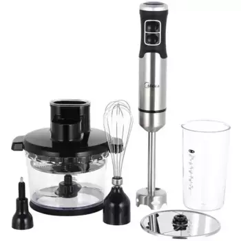 Блендер погружной MIDEA MC-BL801, серебристый