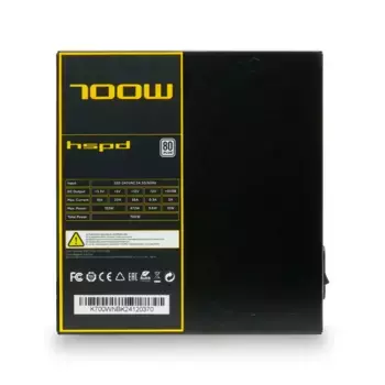 Блок питания для ПК HSPD 700W 80+ White (HSK-700WN-BK)