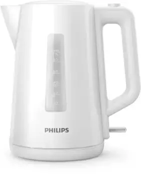 Чайник электрический PHILIPS HD9318/00, пластик, белый