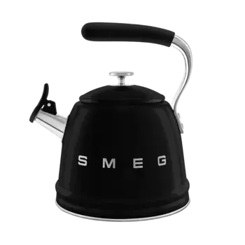 Чайник со свистком SMEG CKLW2001BL, чёрный