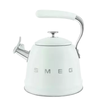 Чайник со свистком SMEG CKLW2001PG, пастельный зелёный
