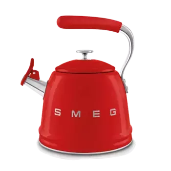 Чайник со свистком SMEG CKLW2001RD, красный