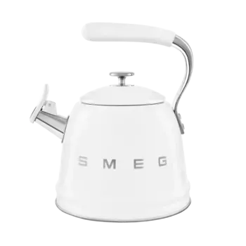 Чайник со свистком SMEG CKLW2001WH, белый