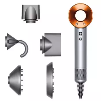 Фен DYSON Supersonic HD08, никель/медь (Supersonic HD08 Hair Dryer Nickel/Copper 389934-01)