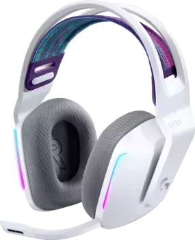 Гарнитура беспроводная LOGITECH Headset G733 Lightspeed Wireless RGB Gaming White (981-000885)
