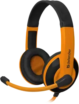 Гарнитура игровая DEFENDER Warhead G-120 Black/Orange (64099)