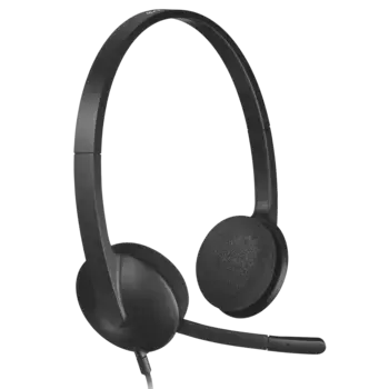 Гарнитура проводная LOGITECH Headset H340 USB Black (981-000509)