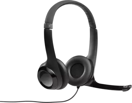 Гарнитура проводная LOGITECH Headset H390 USB Black (981-000803)