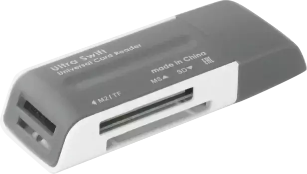 Кард-ридер универсальный DEFENDER Ultra Swift USB 2.0, 4 слота (83260)