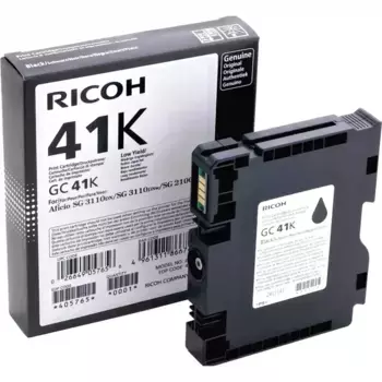 Картридж для гелевого принтера RICOH GC 41K Black (405761)