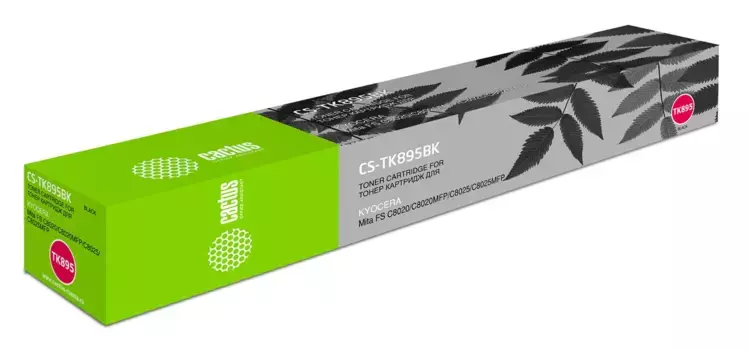 Картридж для лазерного принтера CACTUS TK-895BK чёрный (CS-TK895BK)