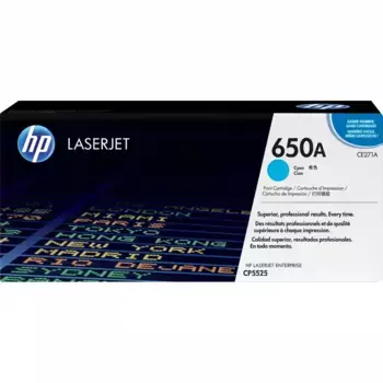 Картридж для лазерного принтера HP 650A Cyan (CE271A)