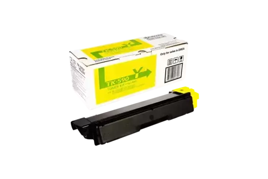 Картридж для лазерного принтера KYOCERA TK-590Y, жёлтый (1T02KVANL0)