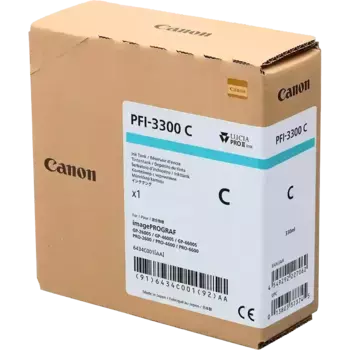 Картридж для струйного принтера CANON PFI-3300 Cyan (6434C001)