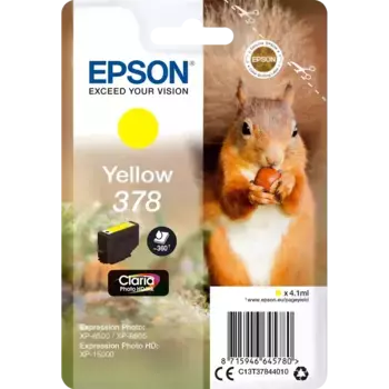 Картридж для струйного принтера EPSON 378 Yellow (C13T37844010)