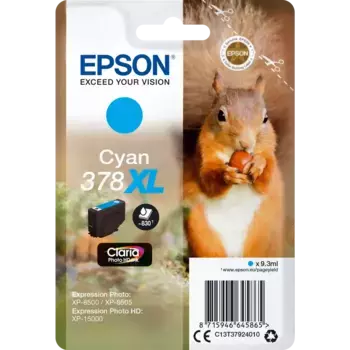 Картридж для струйного принтера EPSON 378XL Cyan (C13T37924020)