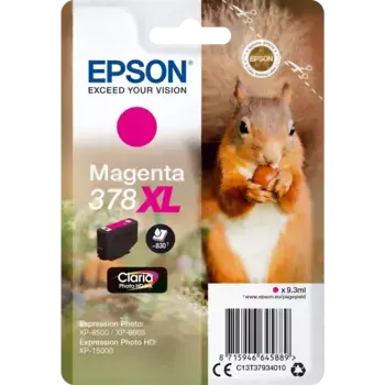 Картридж для струйного принтера EPSON 378XL Magenta (C13T37934020) PI