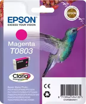 Картридж для струйного принтера EPSON T0803 Magenta (C13T08034011) PI
