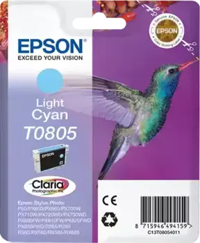 Картридж для струйного принтера EPSON T0805 Cyan (C13T08054011)