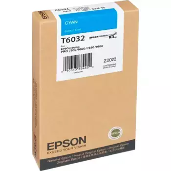 Картридж для струйного принтера EPSON T6032 Cyan (C13T603200) PI