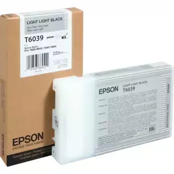 Картридж для струйного принтера EPSON T6039, Light Light Black (C13T603900)