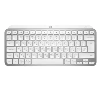 Клавиатура беспроводная LOGITECH MX Keys Mini Keyboard Pale Grey (920-010502)