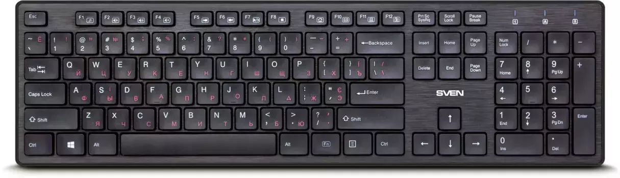Клавиатура беспроводная SVEN KB-E5800W Black (SV-017026)