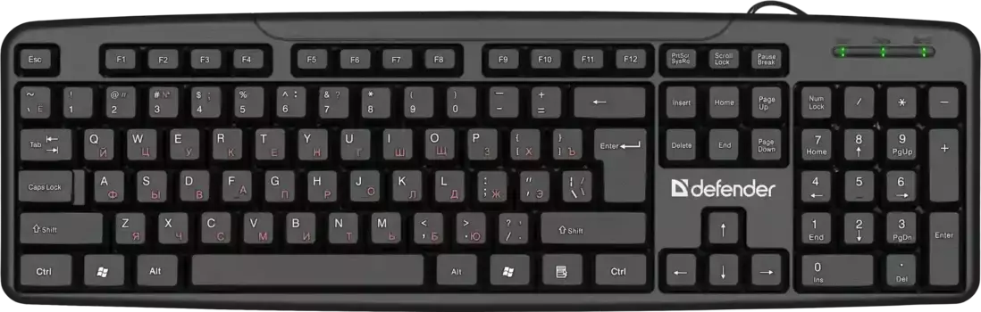Клавиатура проводная DEFENDER Astra HB-588 (45588)