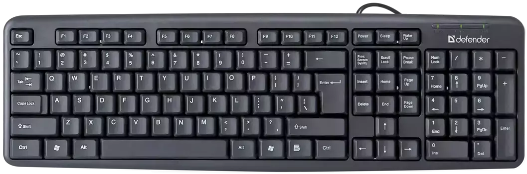Клавиатура проводная DEFENDER Element HB-520 (45522)