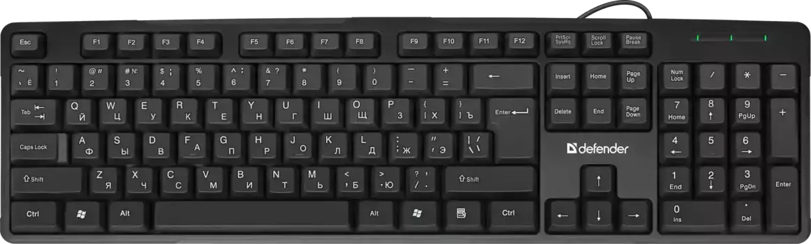 Клавиатура проводная DEFENDER Next HB-440 (45440)