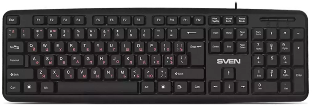 Клавиатура проводная SVEN KB-S230 (SV-018399)
