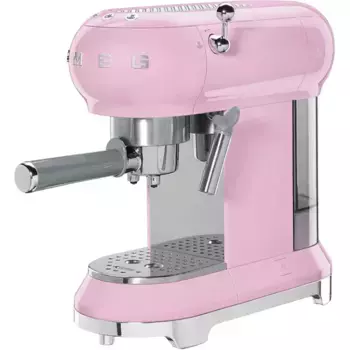 Кофемашина-эспрессо SMEG ECF01PKEU, розовая