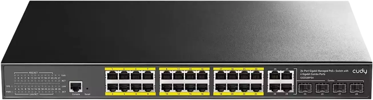 Коммутатор CUDY GS2028PS4-400W