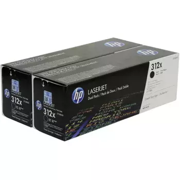 Комплект картриджей для лазерного принтера HP 312X Dual Pack Black (CF380XD)