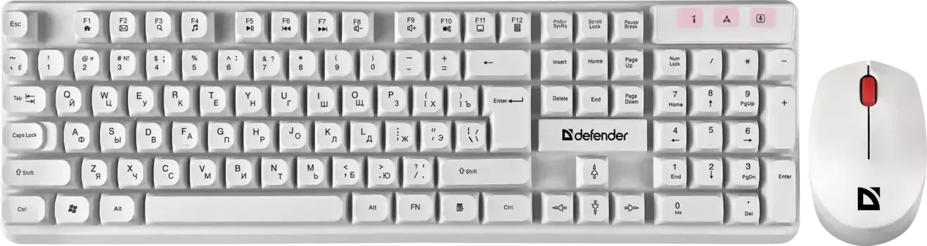 Комплект (клавиатура + мышь) беспроводной DEFENDER Milan C-992 RU (45994)