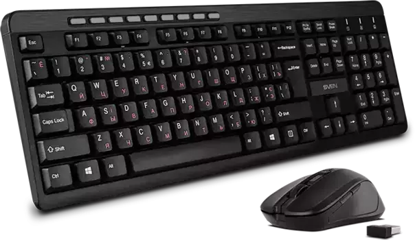 Комплект (клавиатура + мышь) беспроводной SVEN KB-C3400W (SV-018887)