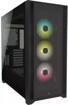 Корпус для ПК без БП CORSAIR iCUE 5000X RGB Black (CC-9011212-WW)