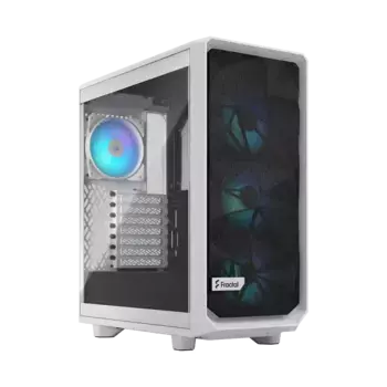 Корпус для ПК без БП FRACTAL DESIGN Meshify 2 Compact RGB TG Light Tint White (FD-C-MES2C-08)