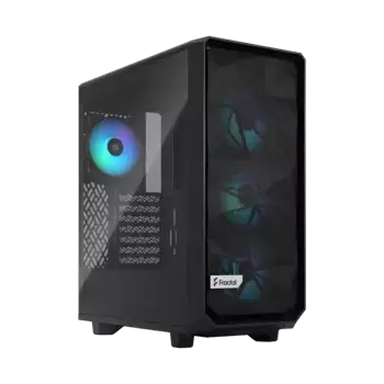 Корпус для ПК без БП FRACTAL DESIGN Meshify 2 Compact RGB TG Light Tint Black (FD-C-MES2C-06)