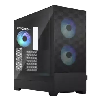 Корпус для ПК без БП FRACTAL DESIGN Pop Air RGB TG Clear Tint Black (FD-C-POR1A-06)