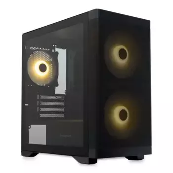 Корпус для ПК без БП HSPD M320 Black (M320-TGBK-ARGB)