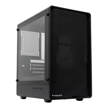 Корпус для ПК без БП HSPD M331 Black (M331-TGBK)