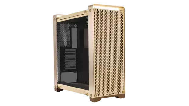 Корпус для ПК без БП INWIN Dubili Champagne Gold (IW-CS-DUBILIASB-GLD)