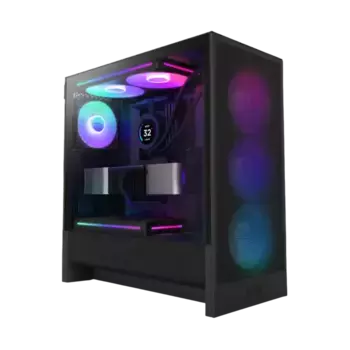 Корпус для ПК без БП NZXT H5 Flow RGB Black (CC-H52FB-R1)