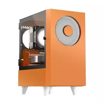 Корпус для ПК без БП WIZMAX EM1 Woofer Orange