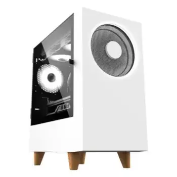 Корпус для ПК без БП WIZMAX EM1 Woofer White