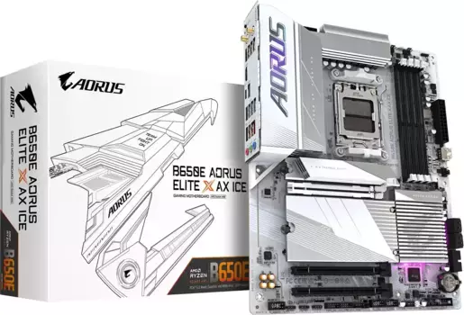 Материнская плата GIGABYTE B650E A Elite X Ice