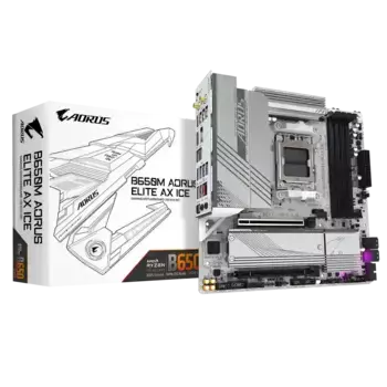 Материнская плата GIGABYTE B650M A ELITE AX ICE