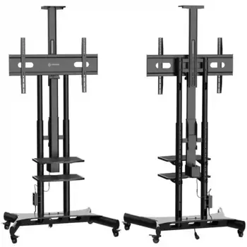 Мобильная стойка ONKRON TS1881 Elift BLACK 50-86''