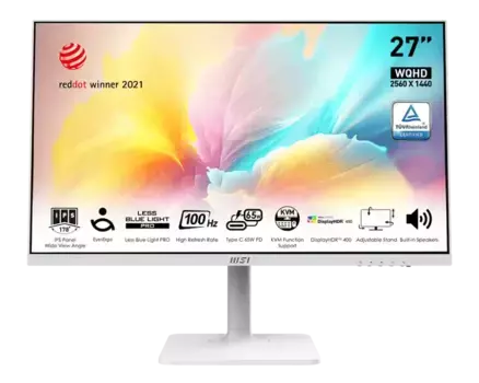 Монитор MSI Modern MD272QXPW 27" (9S6-3PB19H-225)
